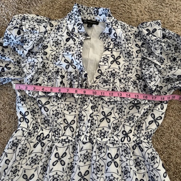 NWT INC International Concepts Cotton Eyelet Midi Dress
size Large - Picture 9 of 12